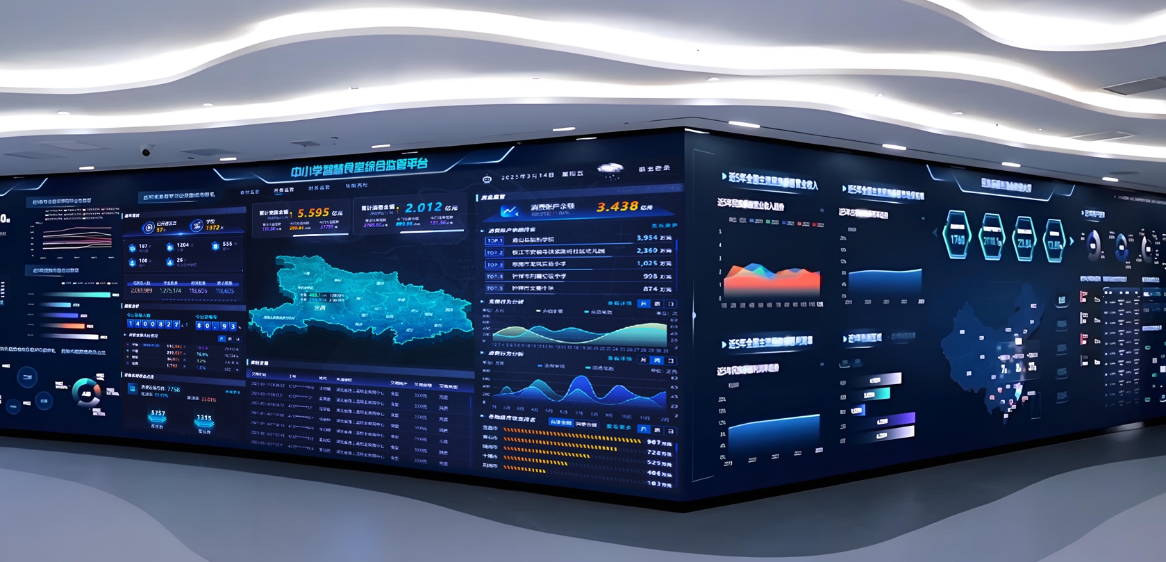 中小學(xué)智慧食堂綜合監(jiān)管平臺